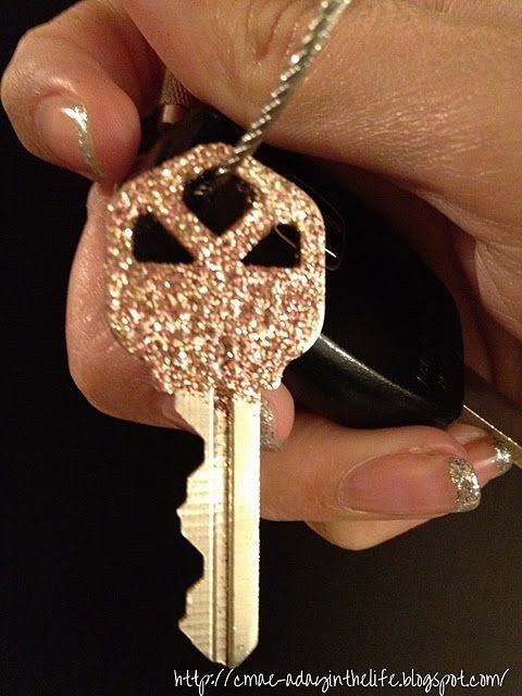 Why? Because you are bored. And now your keys are easier to identify and much
prettier.