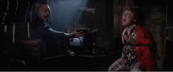 "Mikey, Mikey, this ain't the kind of place you want to go to the bathroom in."
