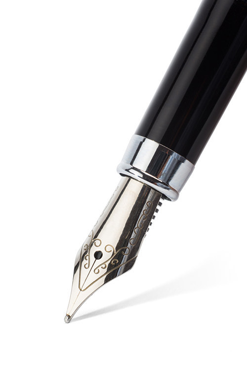 Because it makes your handwriting look like a grown-up's: rather than the results of a drunken spider crawling across the page.