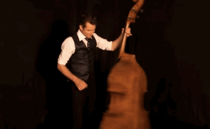 Lanky, awkward bass players also play in cool garage bands after school.
