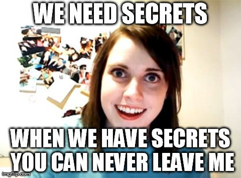 It's fine to share some stuff about each other's lives, but the moment you share some secret that no one else knows, that means you trust that person. A casual hookup isn't supposed to be about more than just trusting each other in bed.