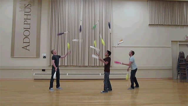 If everything shall go south someday, you have a guaranteed spot in the local circus.