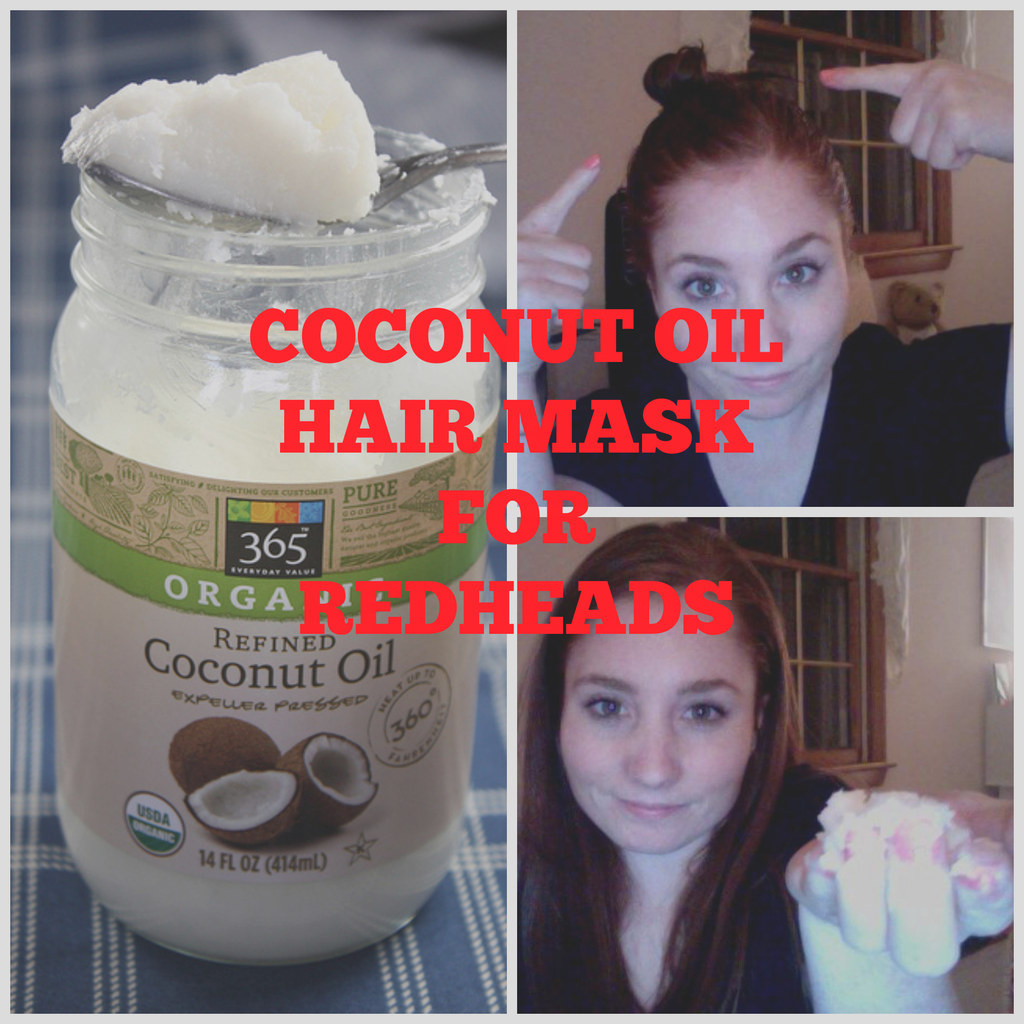 Summer and any kind of dry heat can wreak havoc on hair. So to keep that red looking glossy, all you need to do is take a handful of coconut oil, massage it into the hair and down to the roots, let it sit for 30 minutes, then shampoo, condition, and blowdry as you normally would. Your hair will feel healthier, glow, and you can kiss split ends adios!