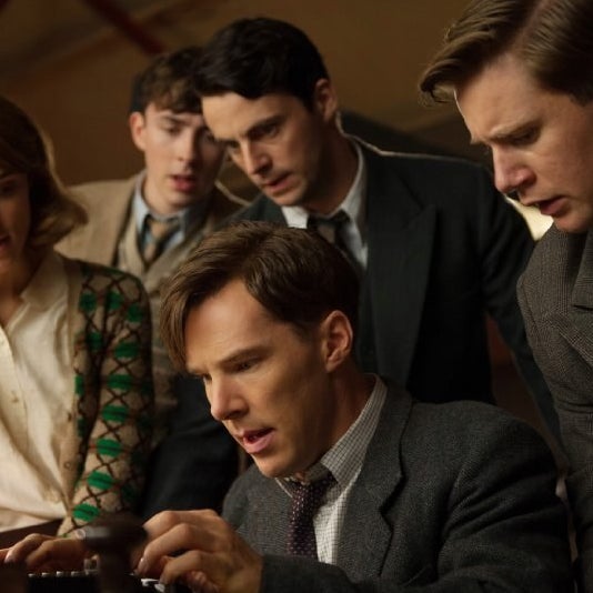 Keira Knightley and Benedict Cumberbatch in The Imitation Game