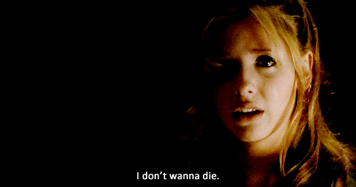 Buffy: I don't care! I don't care. Giles, I'm sixteen years old. I don't wanna die. (Season 1, Episode 12, “Prophecy Girl”)A cruel reminder of the slayer's life. Buffy's 16 – she should be out with her friends, not risking her life to save the world. Yes, Buffy has super powers, but she also has the hopes and dreams of any other 16-year-old: she wants to live. And this tearful reminder of her mortality is chilling to say the least.