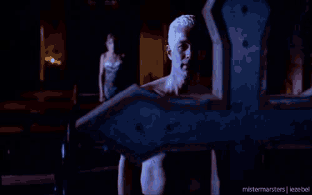 Spike: They put the spark in me…and now all it does is burn.Buffy: Your soul…Spike: A bit worse for lack of use.Buffy: You got your soul back. How?Spike: It’s what you wanted, right? And now everybody’s in here, talking. Everything I did, everyone I…and him…and it…the other. The thing beneath…beneath you. It’s here, too. Everybody. They all just tell me go. Go…to hell.Buffy: Why? Why would you do that?Spike: Buffy, shame on you. Why does a man do what he mustn’t? For her. To be hers. To be the kind of man who would nev— To be a kind of man. And she shall look on him with forgiveness and everybody will forgive and love…and he will be loved. So everything’s okay, right? Can we rest now? Buffy, can we rest? (Season 7, Episode 2, “Beneath You”)A cryptic speech from a broken man. Perhaps this won't make you full-out sob, but it'll certainly leave you teary-eyed. Spike's revelation that he's got his soul back has been long-awaited and it doesn't fail to impress.
