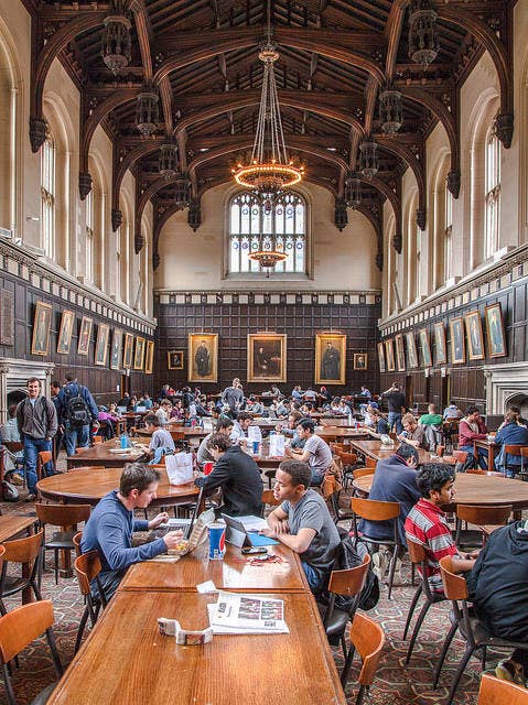 13 College Dining Halls That Look Exactly Like Hogwarts