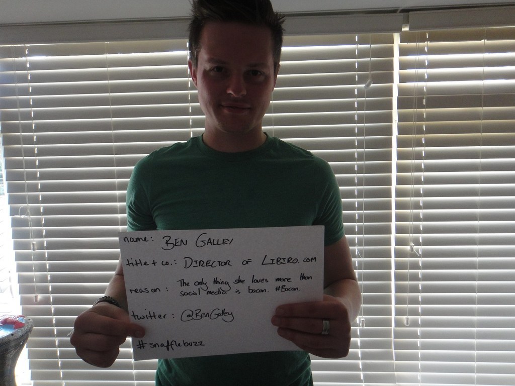 @BenGalley knows a Snafflepuss loves social media and bacon in (near) equal measure.
