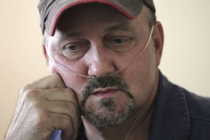 Roger Cook, a former coal miner with black lung, in 2013.