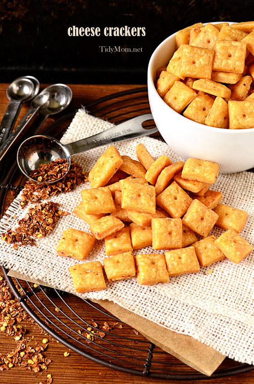 Homemade cheese crackers are full of flavor and super easy to make!