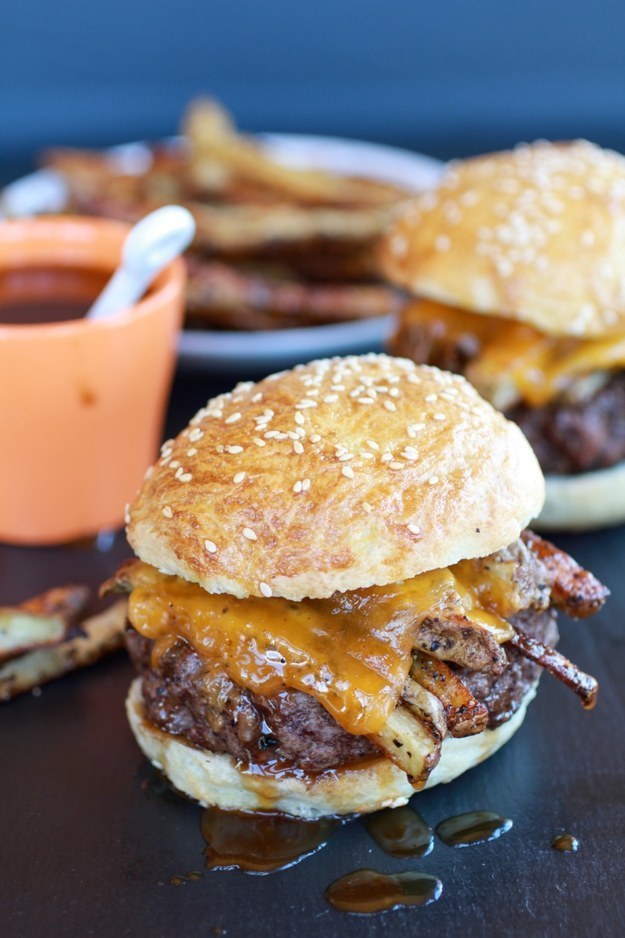 French fries + a burger = heaven. Get the recipe here.