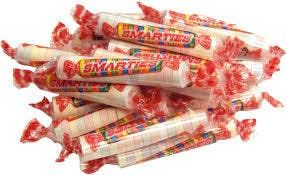 If you see someone eating smarties they are either A) about to starve to death or B) on a hidden camera show where money is earned for completing disgusting tasks. In either case, please help them discard of these in the nearest waste receptacle.