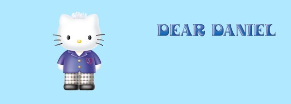 Who: Daniel is Kitty's childhood friend and love interest, which makes him the Ken doll of the Hello Kitty franchise. Is He a Cat?: Daniel is probably also an anthropomorphic cat. It'd be pretty strange if he wasn't, after all of the hullabaloo about Kitty.