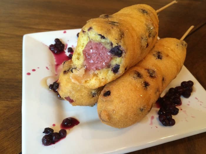 Would You Eat This Insane Looking Red Velvet Corn Dog