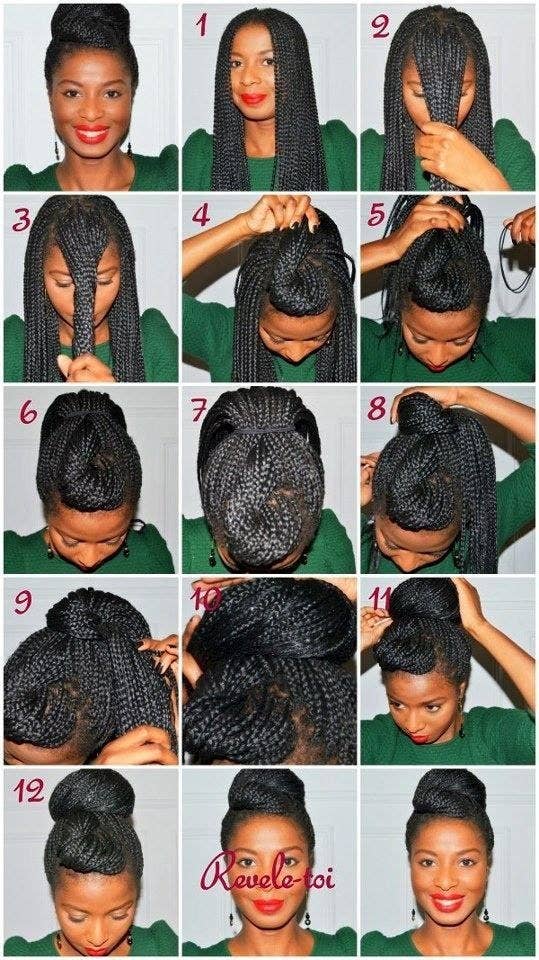21 Awesome Ways To Style Your Box Braids And Locs