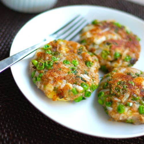 Think of aloo tikki as delicious Indian potato fritters. These appetizers or snacks are made with mashed potatoes and a variety of spices, formed into patties, then fried in oil. You'll find them sold on the streets of Northern India and on the menu of your local takeout.Try making it at home with the recipe here.