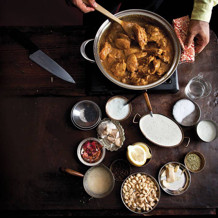 If spicy food isn't your game, korma might be a safer bet. This curry dish is often made with coconut milk and ground up almonds or cashews, which give the sauce a pleasant nutty flavor and smoothness. The mildness of the sauce lets the aroma of milder spices shine.Try making it at home with the recipe here.