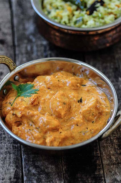 Butter chicken is very similar to chicken tikka masala, but whole, bone-in pieces of chicken may be used. In most cases, however, chicken tikka masala and butter chicken are nearly interchangeable.Try making it at home with the recipe here.