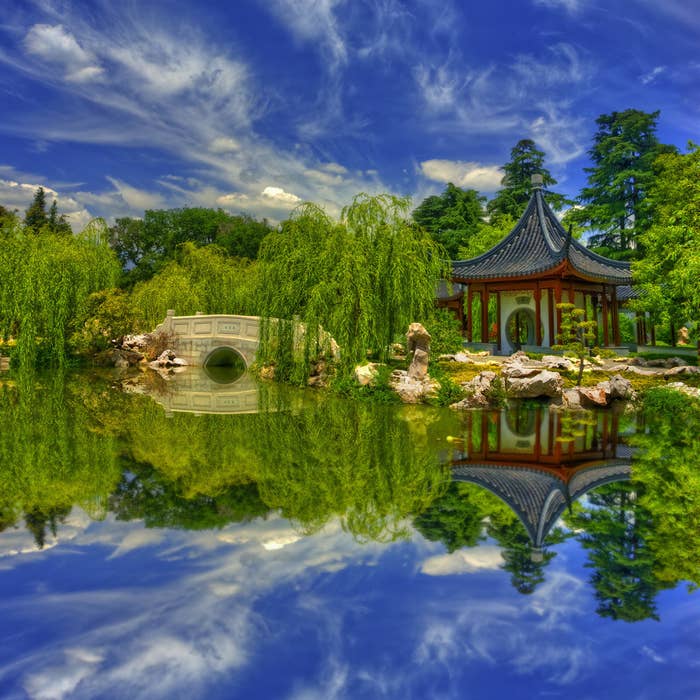 The Huntington Library and Botanical Gardens is home to the gorgeous Garden of Flowing Fragrance, which is modeled after the scholar gardens of Suzhou, China.