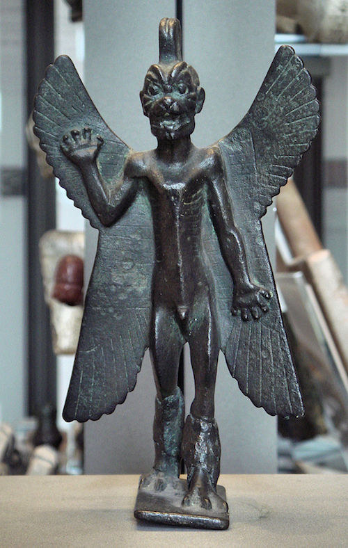 Origin: Assyrian and Babylonian mythologyAttributes: As king of the wind demons, he is known for inflicting humankind with storms, droughts, and plagues. Also notable for possessing Regan from The Exorcist (1973). Appearance: He is depicted as having a scaly body, a dog-like head, taloned feet, wings, a scorpion's tail, and a serpentine penis. Yikes.How to Defend Yourself: Wear or decorate your home with Pazuzu amulets. #RespectPazuzu