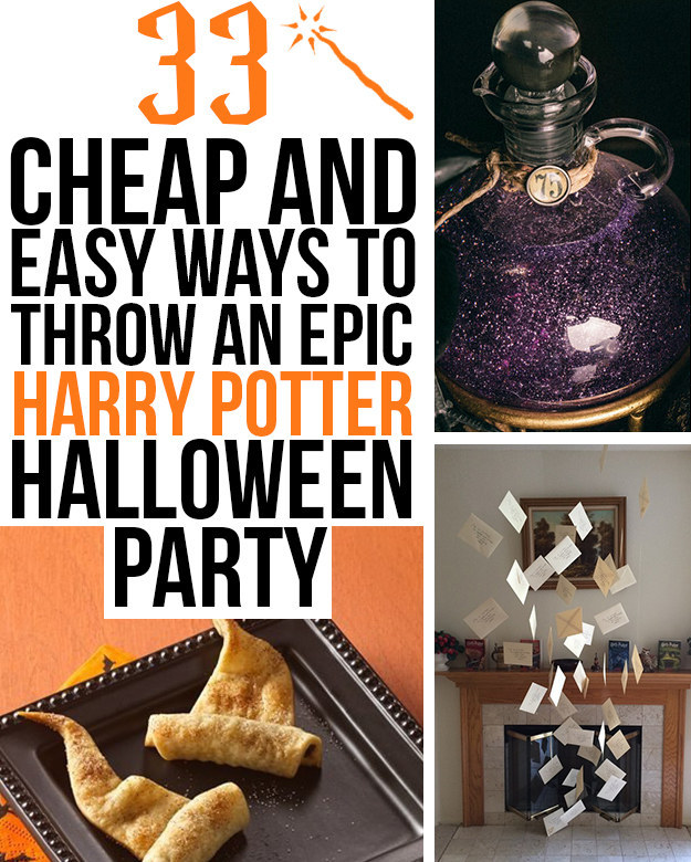 33 Cheap And Easy Ways To Throw An Epic Harry  Potter  