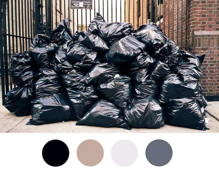 Bascit Garbage Color 13 Beautiful Color Palettes Inspired By NYC Garbage