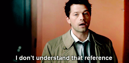 Other than Supernatural references, of course.
