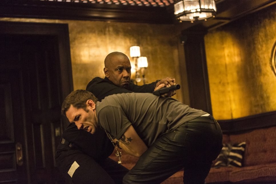 Denzel Washington and Nash Edgerton in The Equalizer