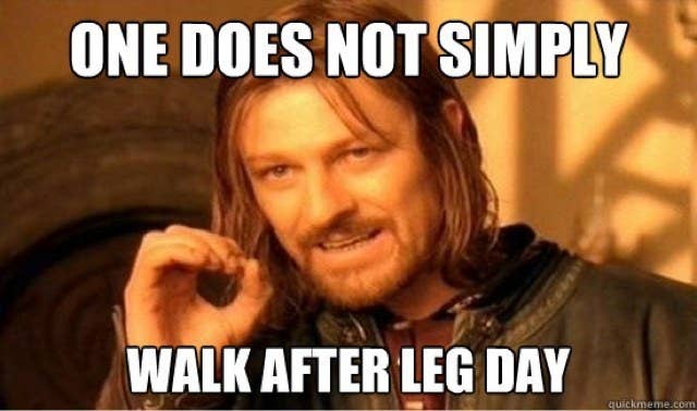 There will be no twerking the night after Leg Day. Or driving with clutch control. Or walking up stairs.
