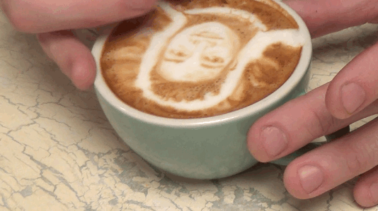 This Is the Coolest Latte Art Ever