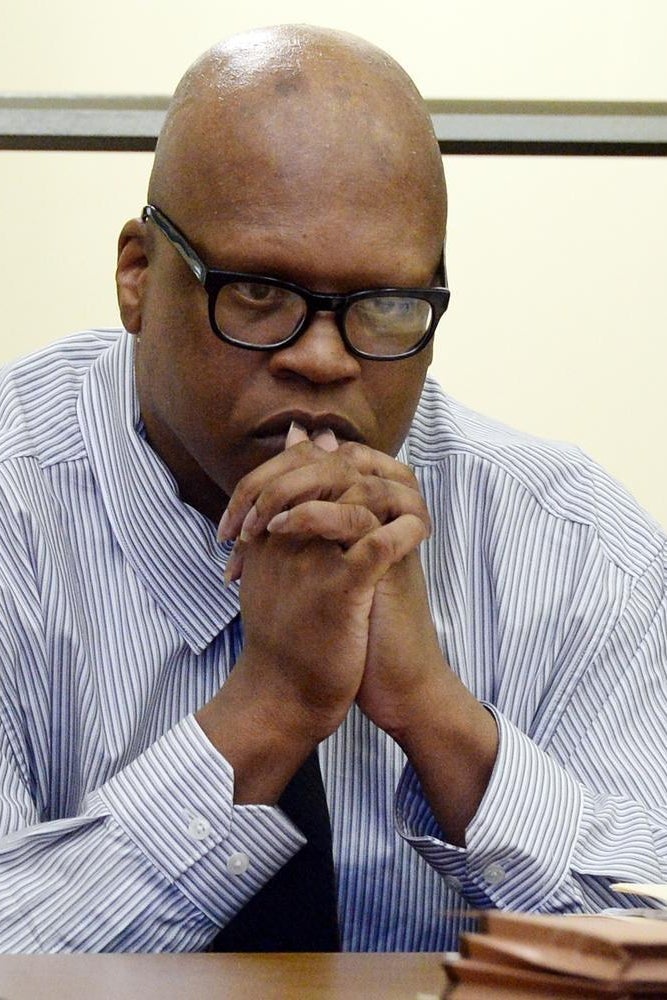 Leon Brown sits in court listening to evidence exonerating him on Sept. 2, 2014.