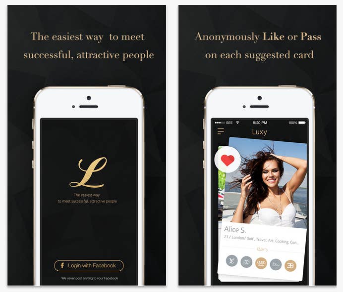 Tinder for rich