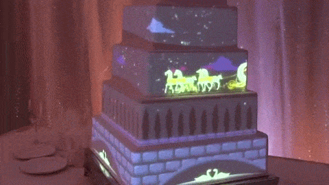 Total Sorority Move | Disney Created The Greatest, Most Interactive Wedding  Cake Of All Time