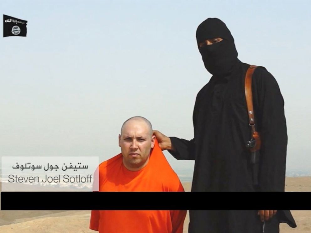 A video was released showing the beheading death of kidnapped aid worker Steven Sotloff.Terrorist organization ISIS claims responsibility for the brutal act in response to U.S. air strikes on Iraq. This is the second video taped beheading by ISIS which gained momentum in Syria earlier this year before entering Iraq this June. ISIS is focused on creating a religious state in the territories it occupies and is ruthless in executing "infidels" who do not comply (watch out).