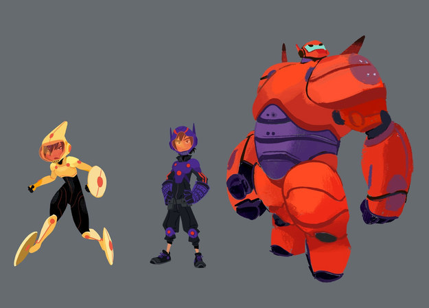 Go Go, Hiro and Baymax