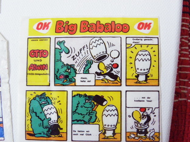 Die einzigen Kaugummis, mit denen Dir auch Blasen gelangen. Und kleine Comics von "Otto und Alwin" waren auch immer in der Packung.