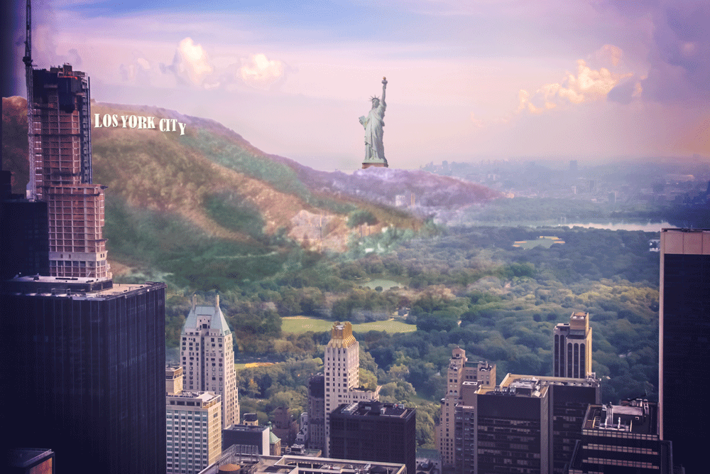 California climate and the laid-back attitude meets the superior public transportation and the 24/7/365 convenience of the Big Apple. The result would be the greatest city the world has ever known.