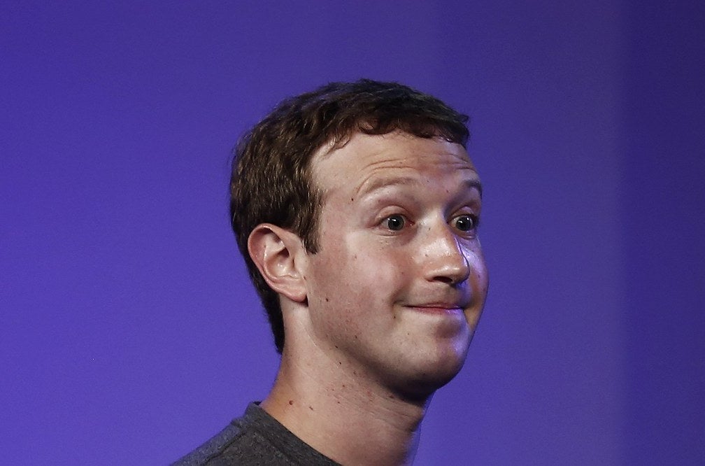 Facebook founder and CEO Mark Zuckerburg