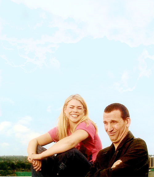 For the 9th Doctor: Leather jacket, funky dance moves, Northern English accent.For Rose: Pink top or Union Jack tee, leather jacket, blonde hair.Take it further: Have your third-wheel friend go as a living plastic mannequin from the inaugural episode of the reboot. *Run for your life!*