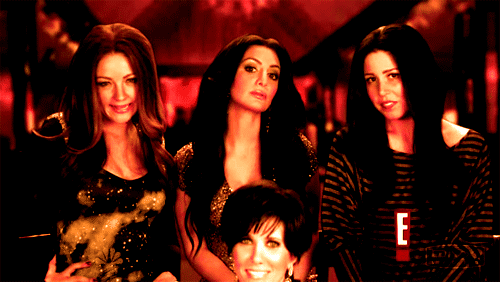 For each Kardashian: Bandage dress, dark wig, all the bronzer.