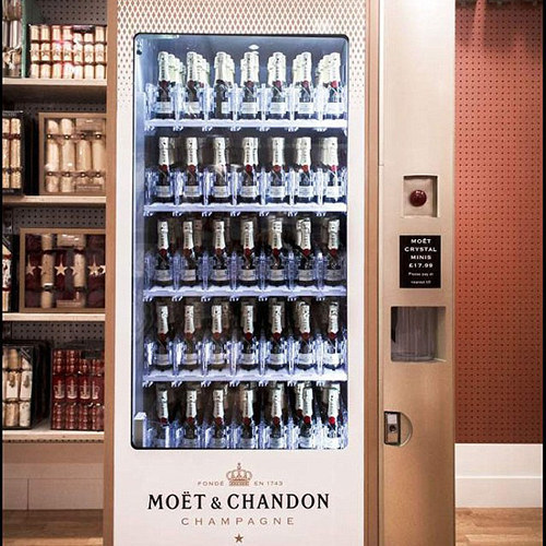 Moet & Chandon's first ever vending machine provides you with quick and easy bubbly in a matter of minutes. With bottles starting at 29$, you now have an excuse to celebrate the little things, like, you know, wednesday.
