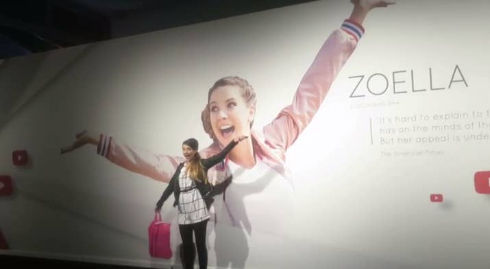 The 24-year-old has a beauty range with Superdrug and is one of the faces of a new two-month YouTube advertising campaign in the UK.