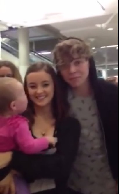 Never have i ever seen a baby cry by the sight of 5SOS.