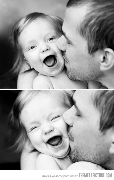 Because even though their beard is scratchy it's OK cause you're daddy's girl.
