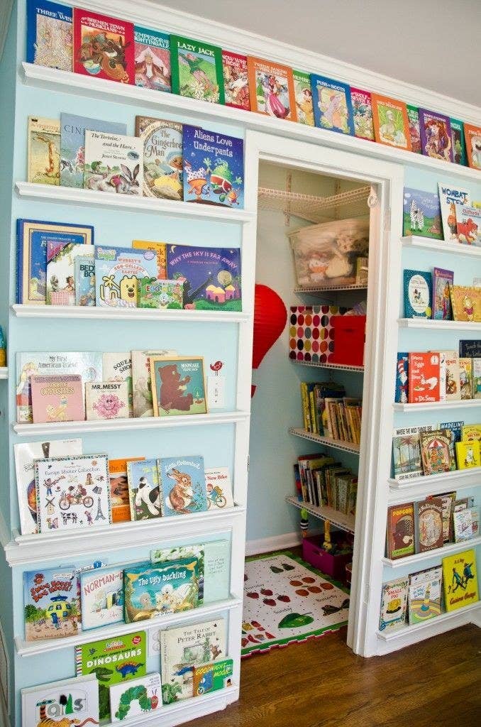 A great way to keep books on your mind and at arm's reach.