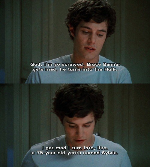 When Zach really interfered with Seth's relationship with Summer, he had these kind of comparisons.