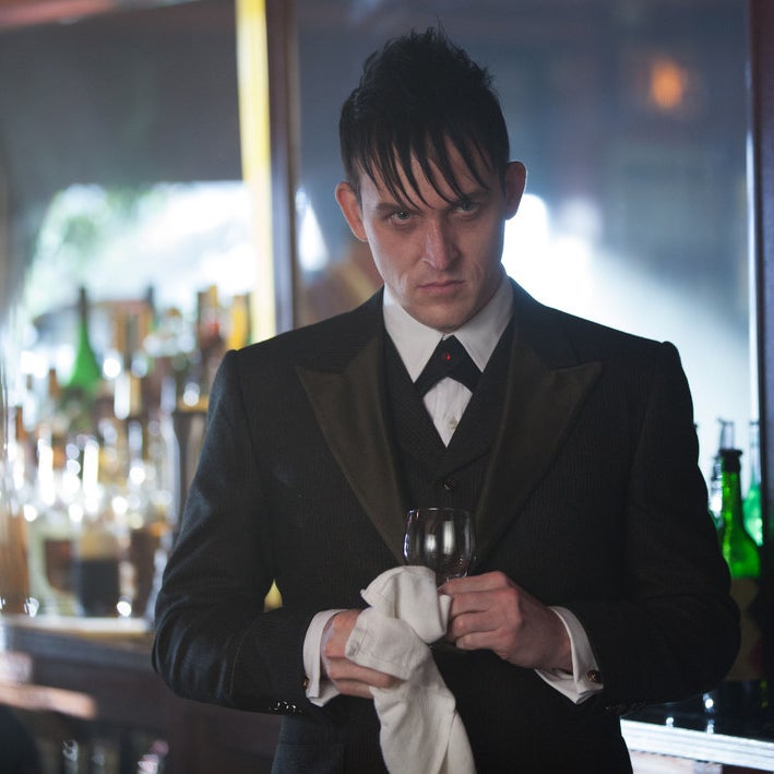 Taylor as Oswald Cobblepot on Gotham.