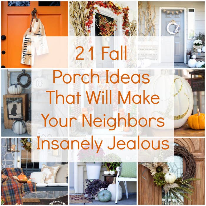 21 Fall Porch Ideas That Will Make Your Neighbors Insanely Jealous - Diy Front Porch Fall Decorating Ideas