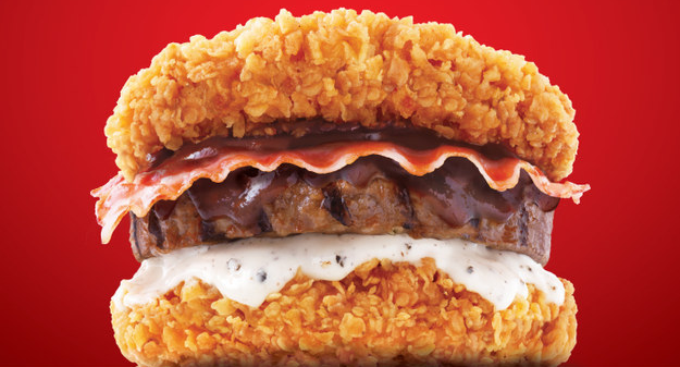 doubledown kfc cheeseburger