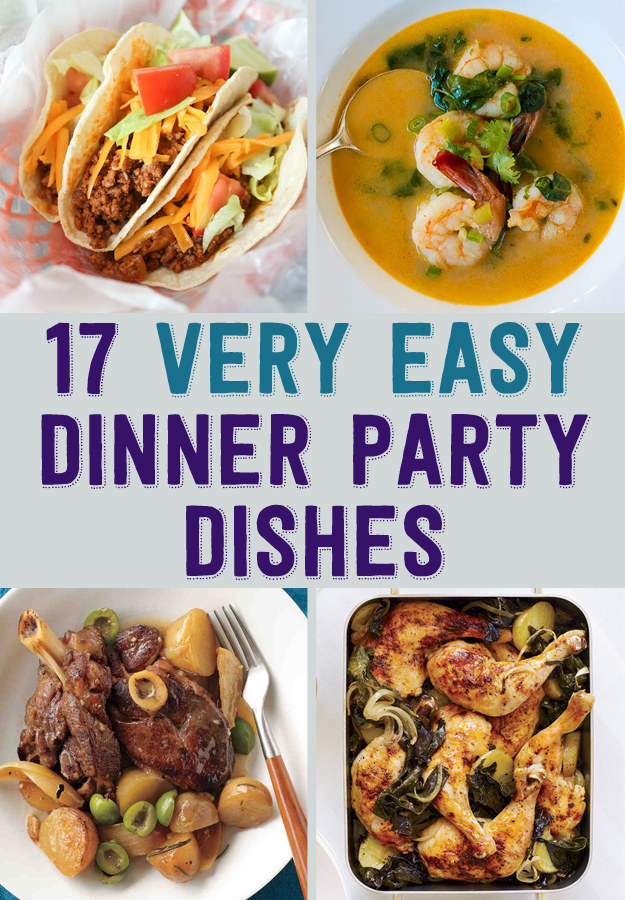 easy menu for a dinner party
